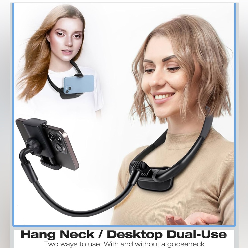 New in box Hand free Black Flexible Phone Holder